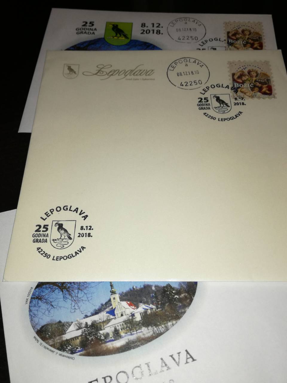 Povodom obilježavanja Dana grada izdani prigodni žig i omotnica 2 zig i omotnica 2